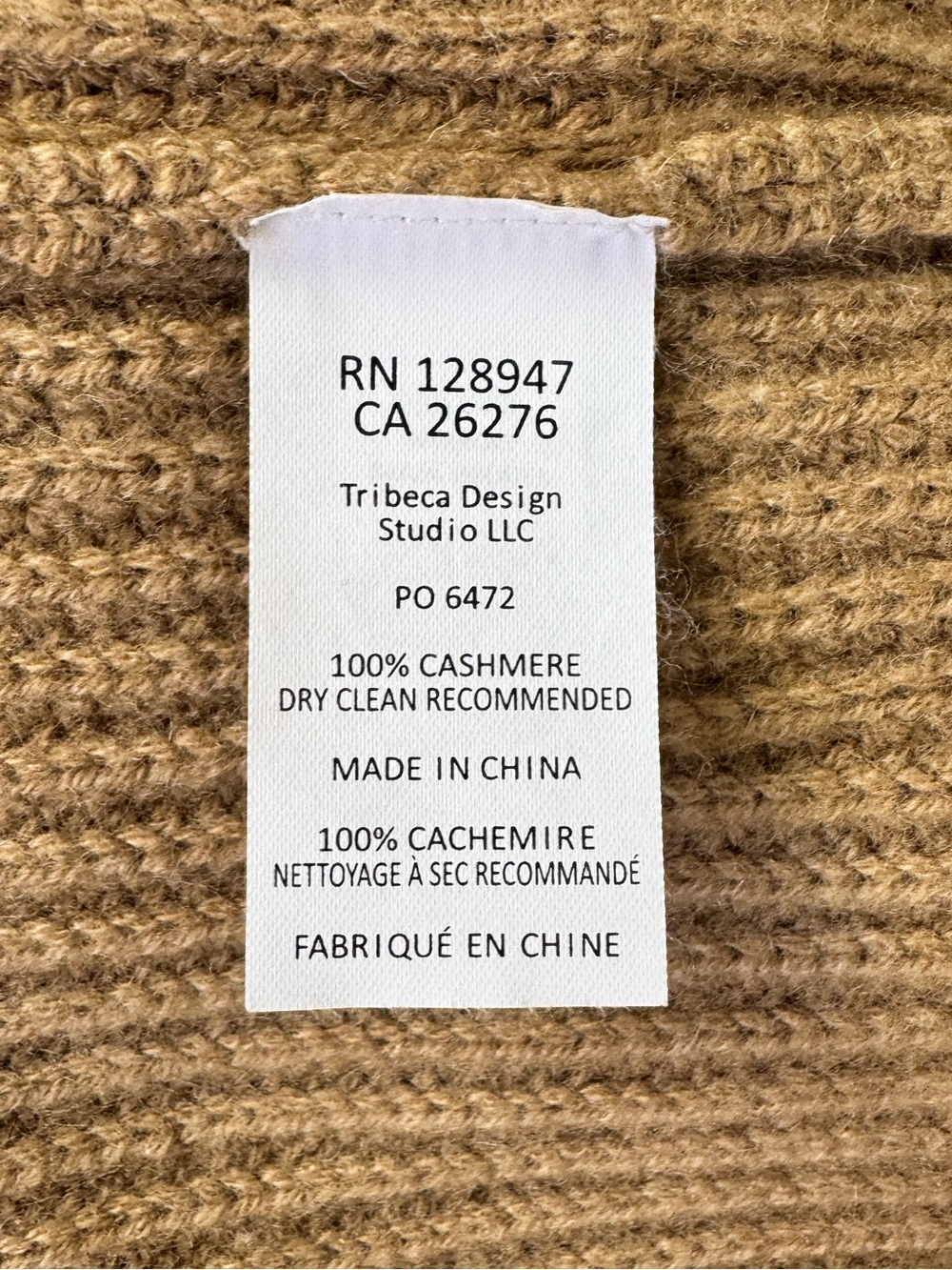 Nili Lotan Garza Cashmere Quarter Zip Sweater Camel Medium - Picture 10 of 11